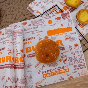 Custom Burger Paper